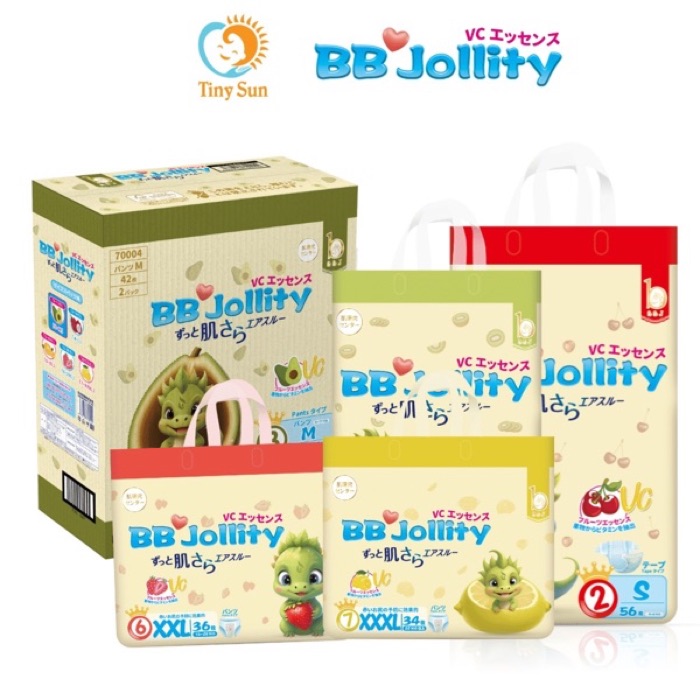 Bỉm BB Jollity Cao cấp – Vitamin C
