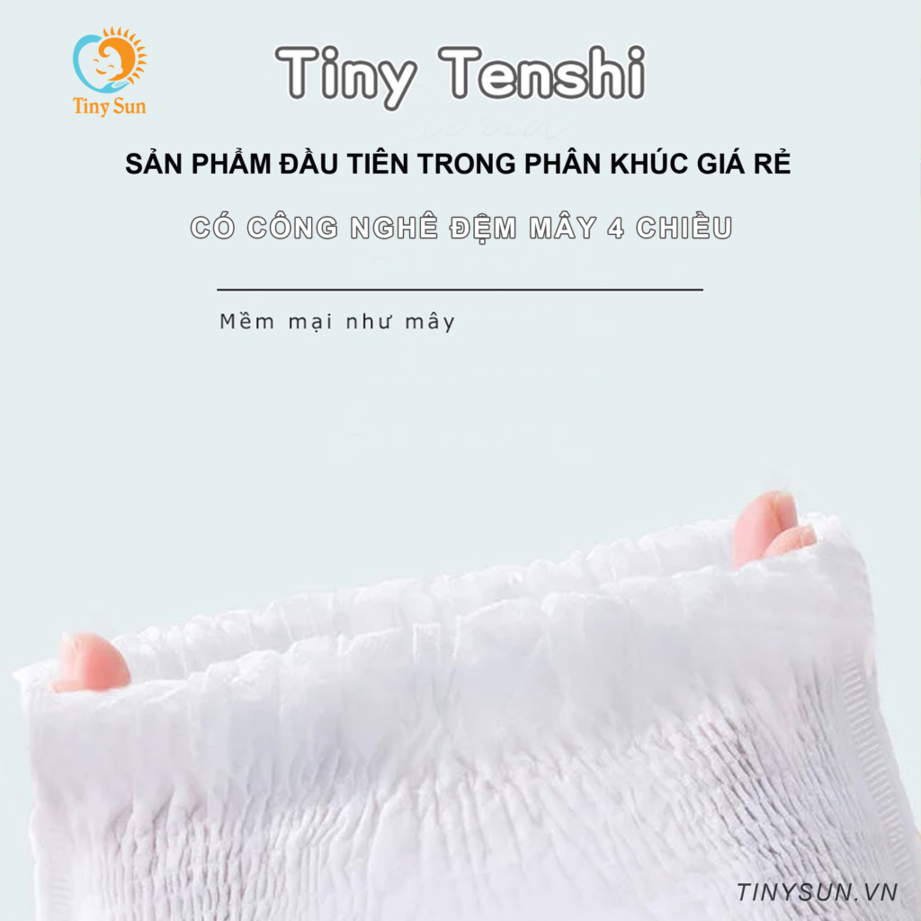 bỉm trẻ em tiny tenshi có đêm mây êm ái