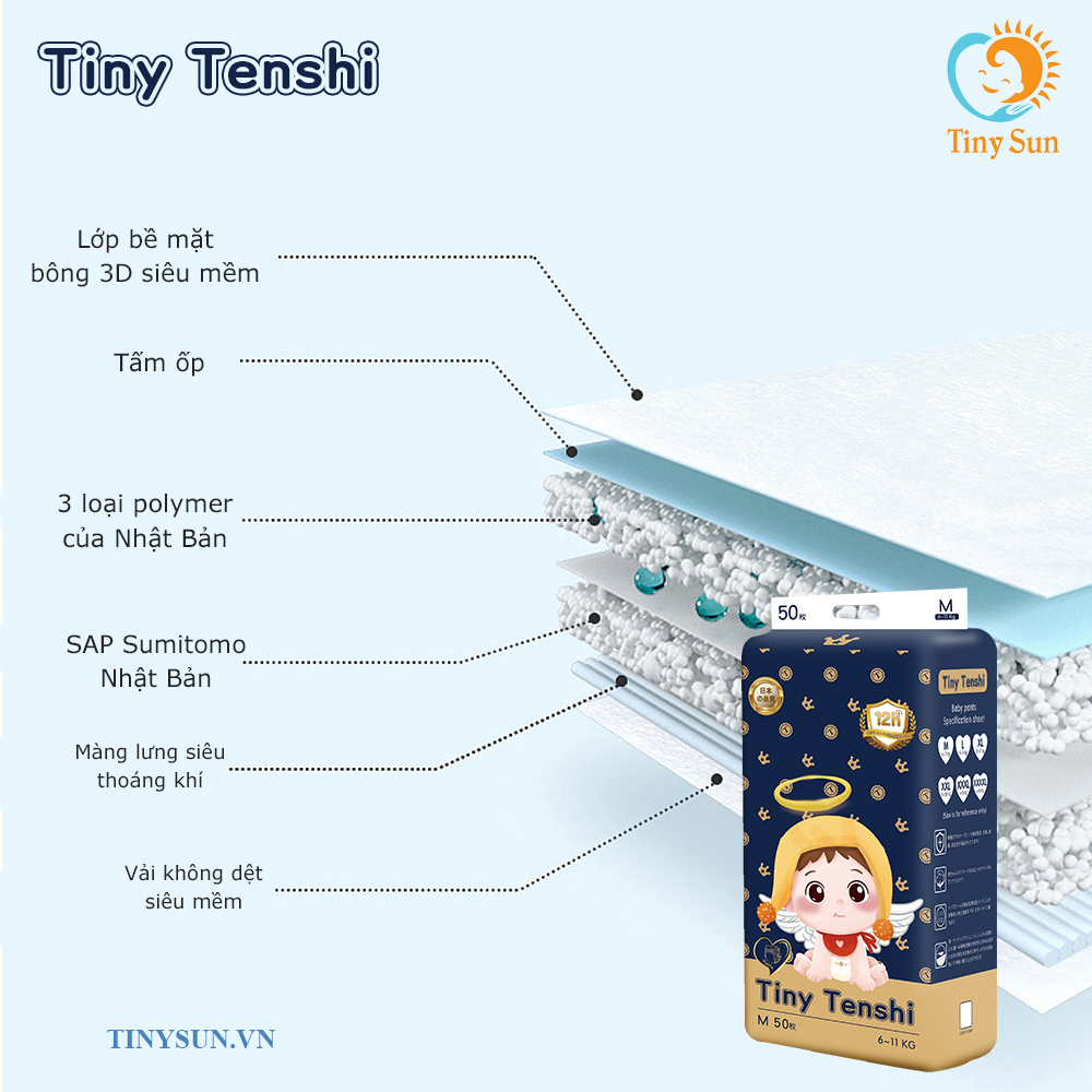 bỉm trẻ em tiny tenshi