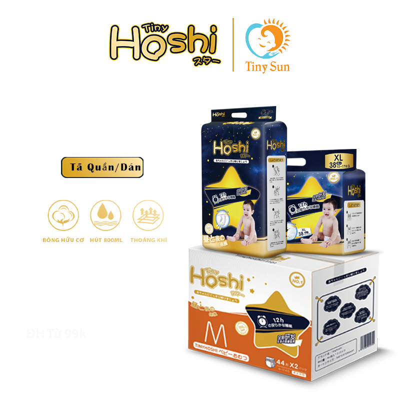 bỉm trẻ em tiny hoshi