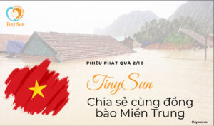 tiny sun chia sẻ cùng đồng bào miền trung