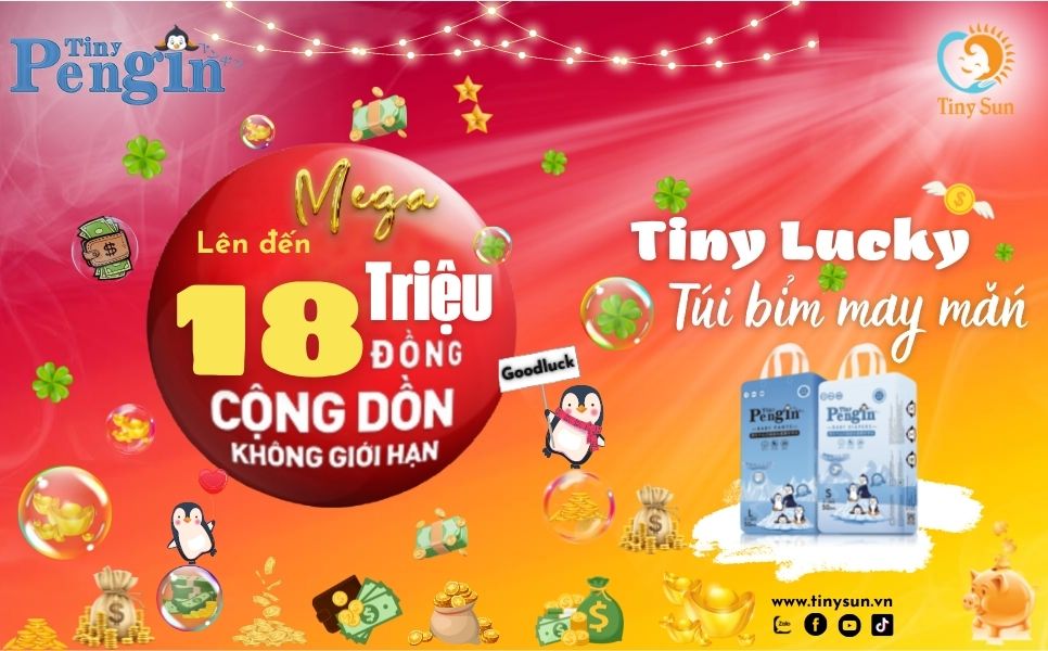 mua bỉm tiny pengin trúng thưởng