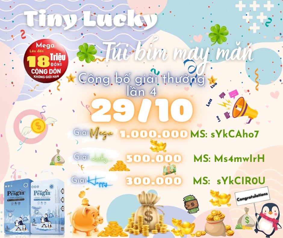 tiny lucky tuần 4