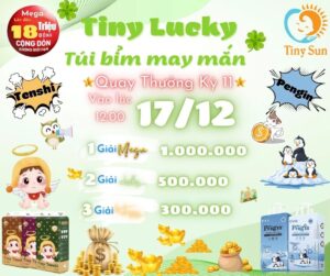 tiny lucky - túi bỉm may mắn kỳ 11