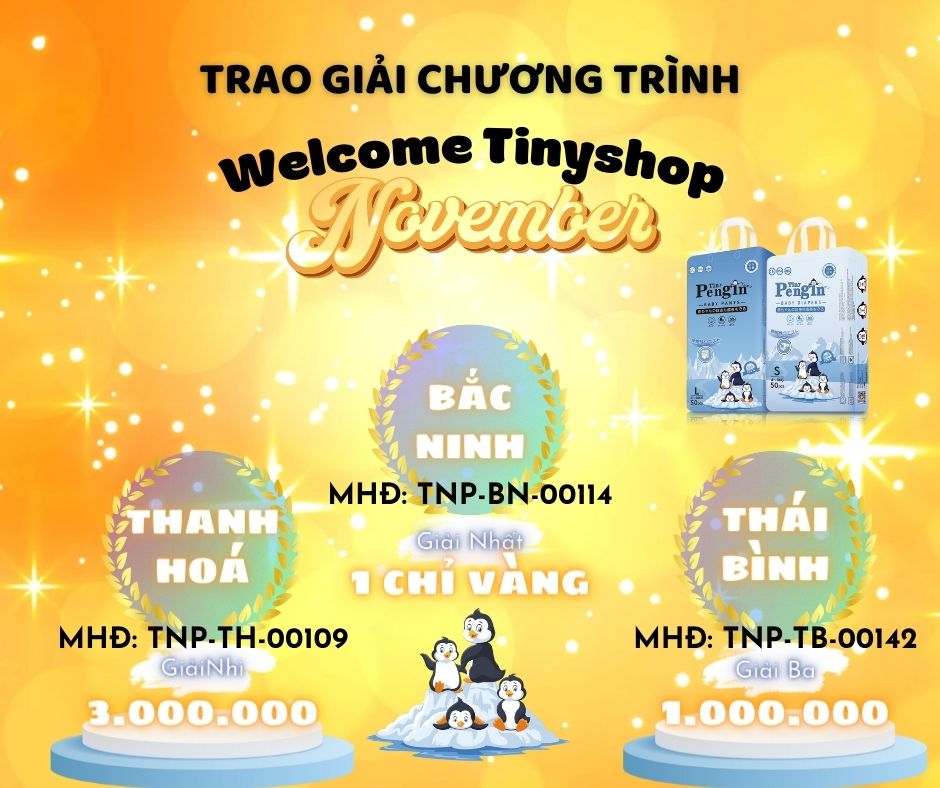 welcome tiny shop giải thưởng