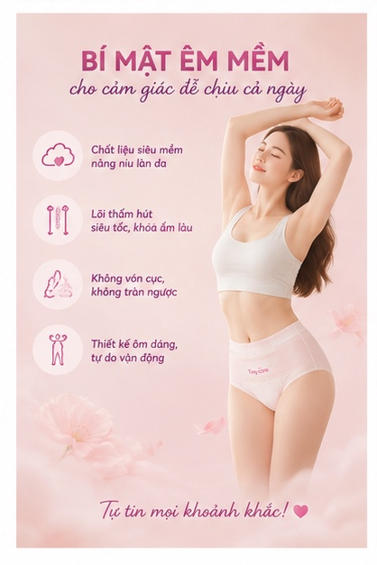 Băng vệ sinh dạng quần TinyCare Pro - Ảnh 6