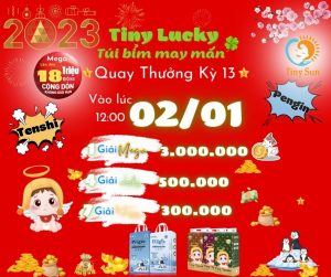 tiny lucky - túi bỉm may mắn kỳ 13