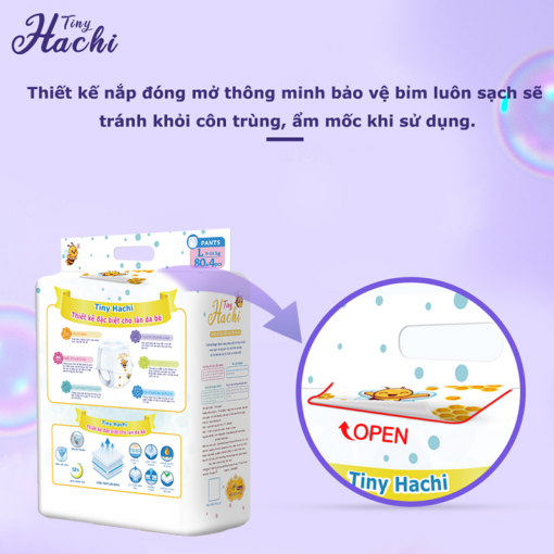 bỉm trẻ em tiny hachi cộng miếng