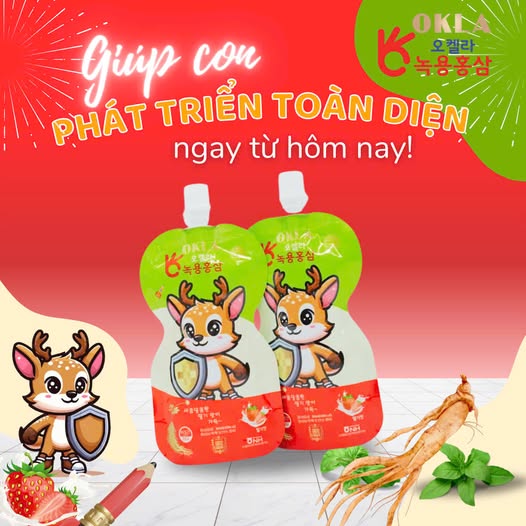 Nước Uống Hồng Sâm Nhung Hươu OKLA - Made in Korea - Ảnh 6