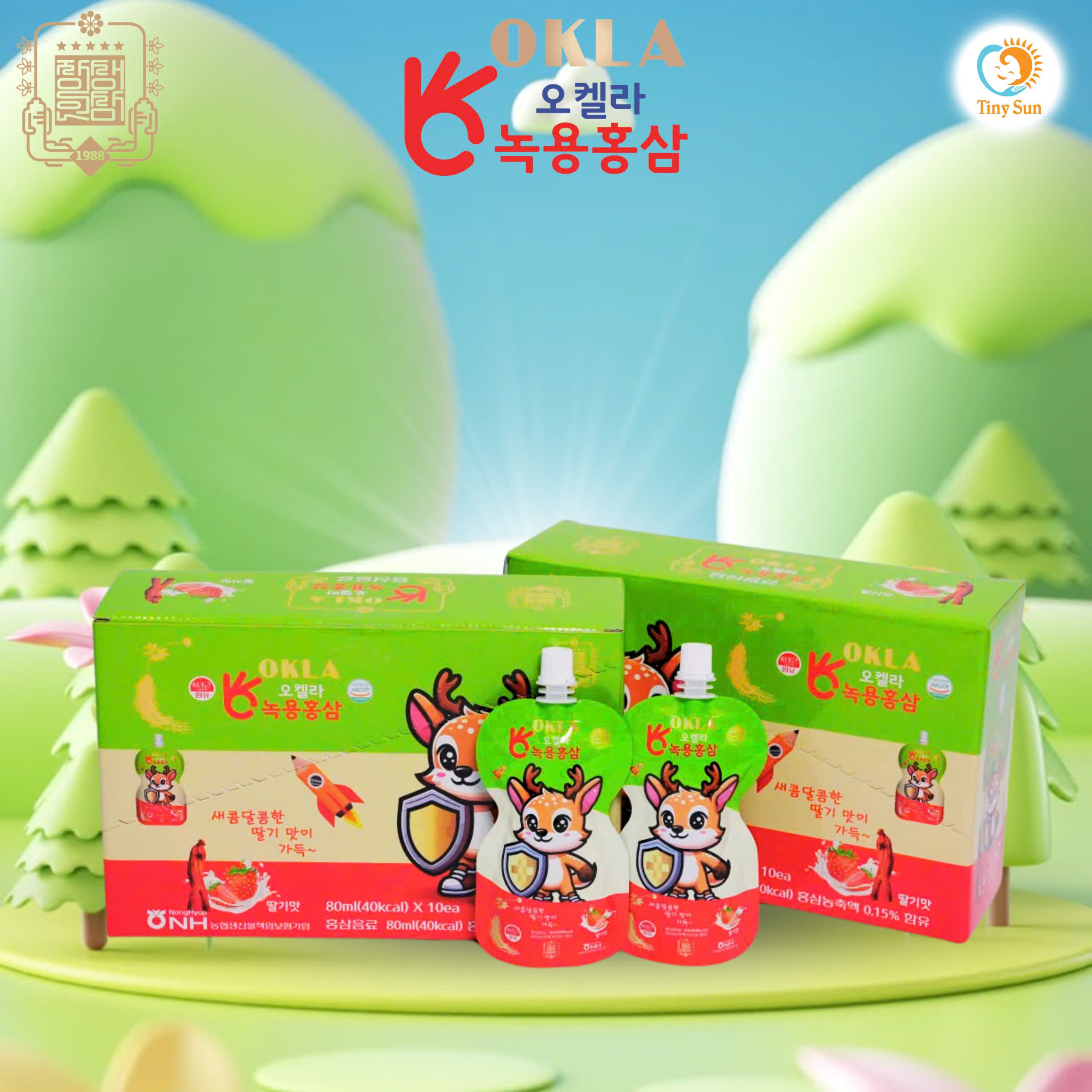Nước Uống Hồng Sâm Nhung Hươu OKLA - Made in Korea - Ảnh 9