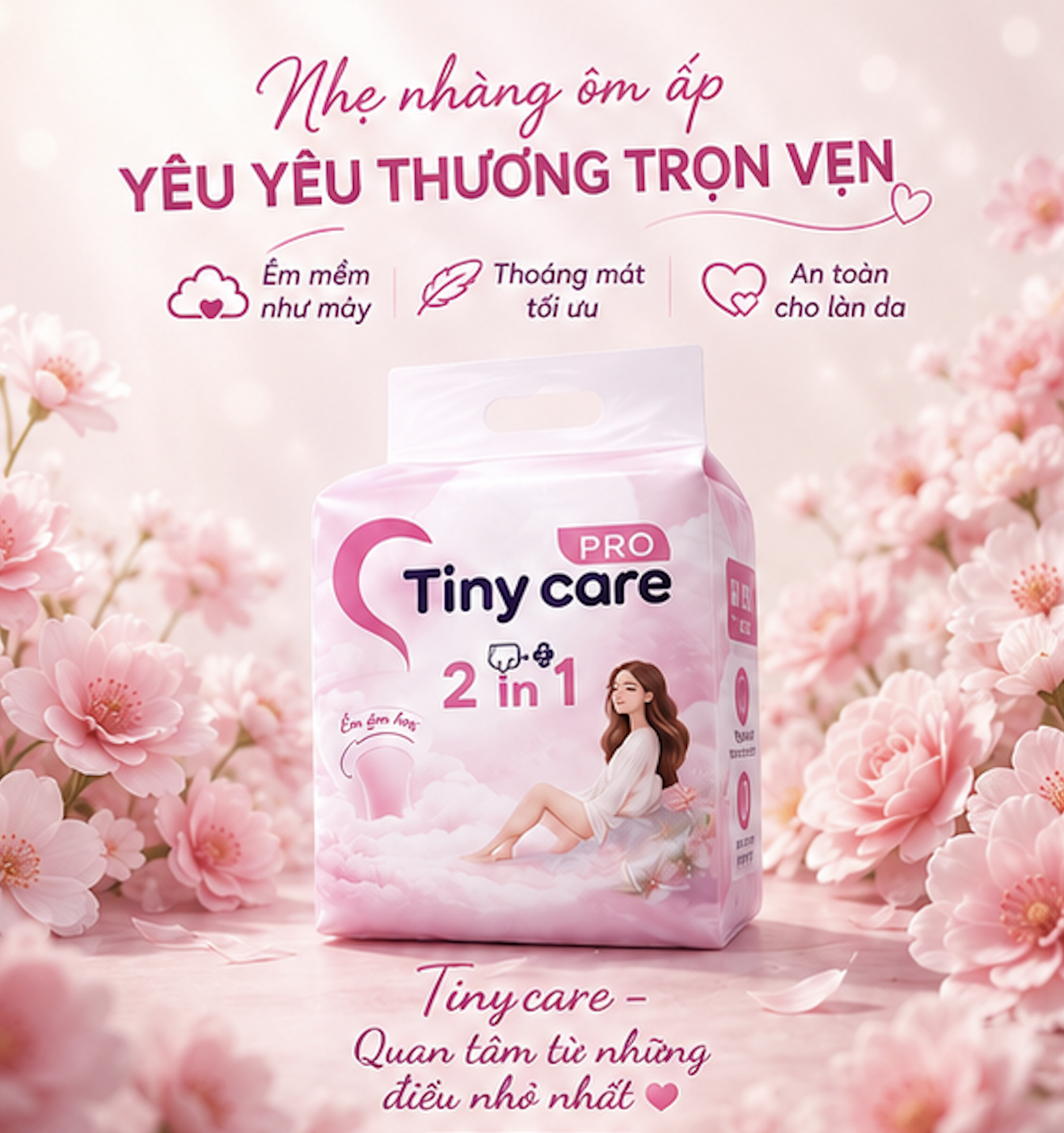 Băng vệ sinh dạng quần TinyCare Pro