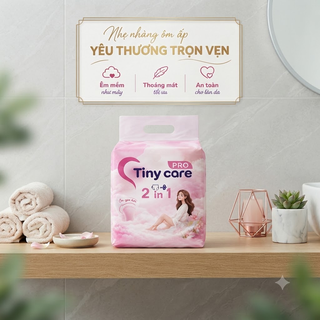 Băng vệ sinh dạng quần TinyCare Pro - Ảnh 3