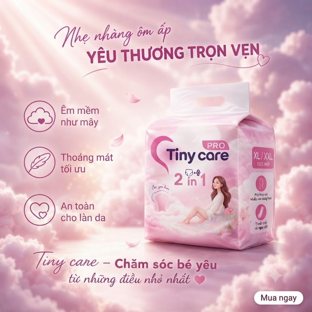 Băng vệ sinh dạng quần TinyCare Pro