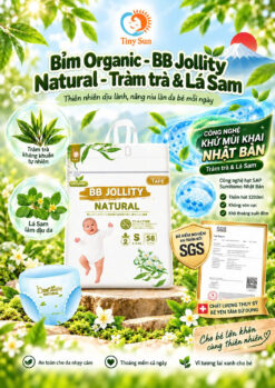 Bỉm BB Jollity Natural – Khử mùi nước tiểu