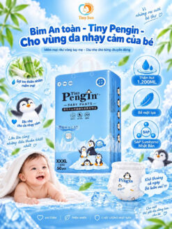 Bỉm Tiny Pengin – Vải sợi tre
